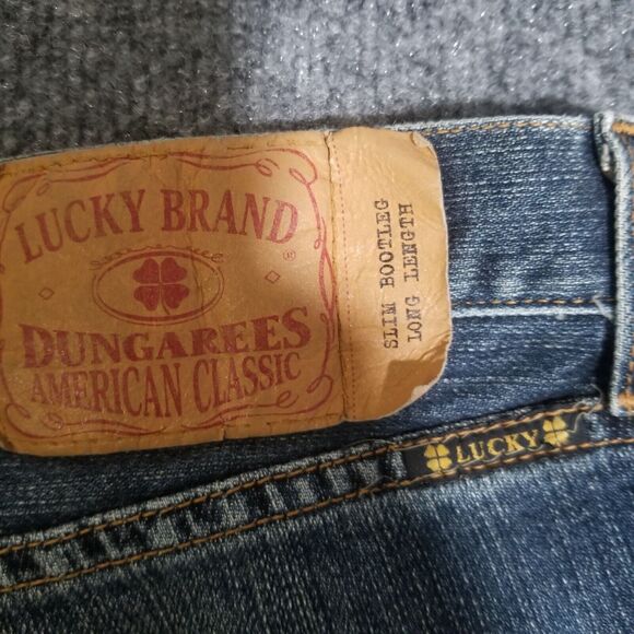 lucky brand by Gene Montesano slim bootleg 38 Made in USA - Picture 5 of 10